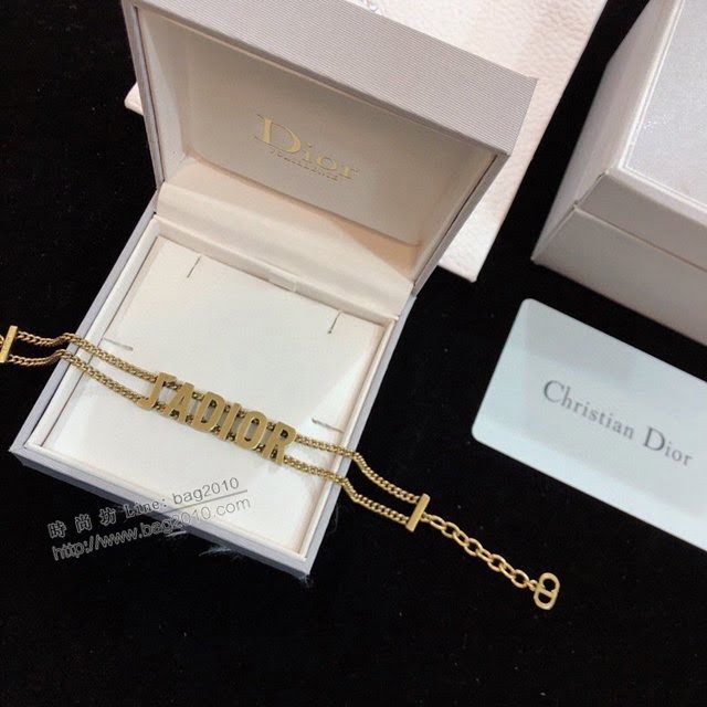 Dior飾品 迪奧經典熱銷款五角星JADIOR字母雙層手鏈  zgd1443
